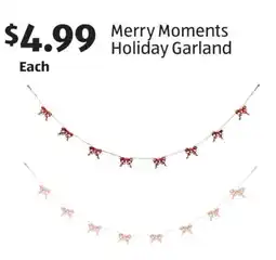 Aldi Merry Moments Holiday Garland offer