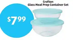 Aldi Crofton Glass Meal Prep Container Set offer