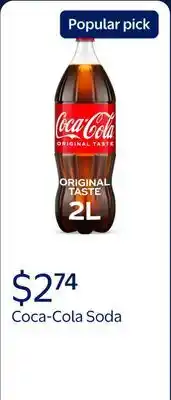 Walmart Coca-Cola Soda Pop offer