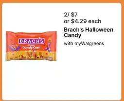 Walgreens Brach's Halloween Candy offer