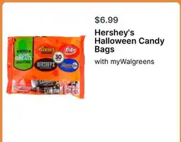 Walgreens Hershey's Halloween Candy Bags offer
