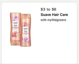 Walgreens Suave Hair Care offer