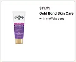 Walgreens Gold Bond Skin Care offer
