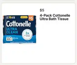 Walgreens 4-Pack Cottonelle Ultra Bath Tissue offer
