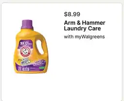 Walgreens Arm & Hammer Laundry Care offer