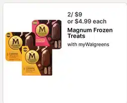 Walgreens Magnum Frozen Treats offer