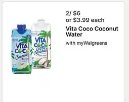 Walgreens Vita Coco Coconut Water offer