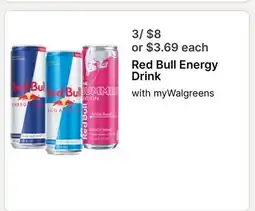 Walgreens Red Bull Energy Drink offer