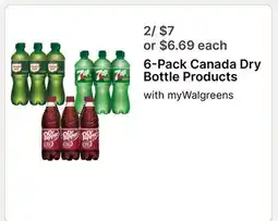 Walgreens 6-Pack Canada Dry Bottle Products offer