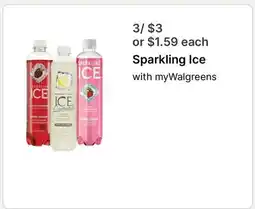 Walgreens Sparkling Ice with myWalgreens offer