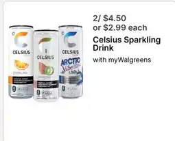 Walgreens Celsius Sparkling Drink offer