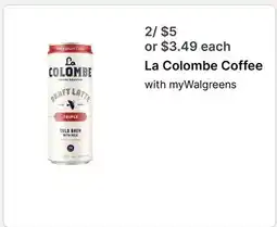 Walgreens La Colombe Coffee offer