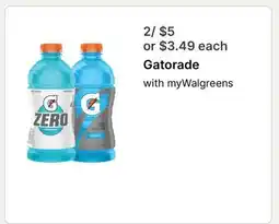 Walgreens Gatorade offer