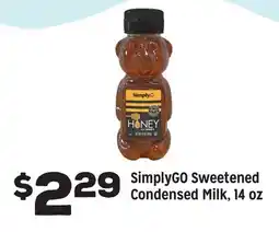 Grocery Outlet SimplyGO Sweetened Condensed Milk offer