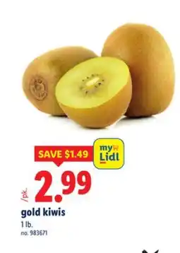 Lidl gold kiwis offer