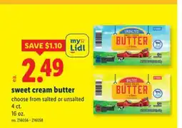 Lidl sweet cream butter offer