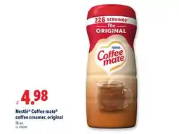 Lidl Nestlé Coffee mate coffee creamer, original offer