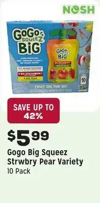 Grocery Outlet Strwbry Pear Variety offer