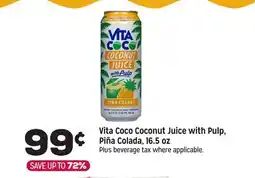 Grocery Outlet Vita Coco Coconut Juice offer