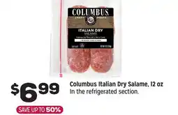Grocery Outlet Columbus Italian Dry Salame 12 oz offer