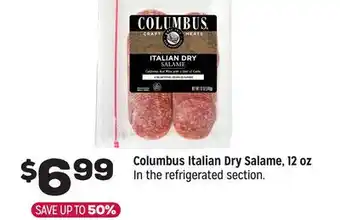 Grocery Outlet Columbus Italian Dry Salame 12 oz offer