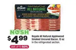 Grocery Outlet Royale All Natural Applewood Smoked Uncured Bacon, 12 oz offer