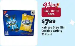 Grocery Outlet Oreo Mini Cookies Variety offer