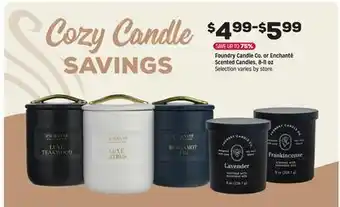 Grocery Outlet Foundry Candle Co. or Enchanté Scented Candles offer
