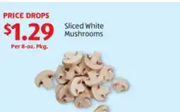 Aldi Sliced White Mushrooms offer