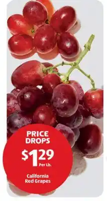 Aldi California Red Grapes offer