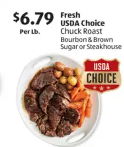 Aldi Fresh USDA Choice Chuck Roast offer