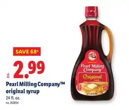 Lidl Pearl Milling Company original syrup offer