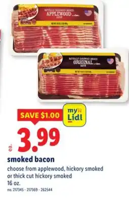 Lidl smoked bacon offer