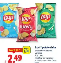 Lidl Lay's potato chips offer