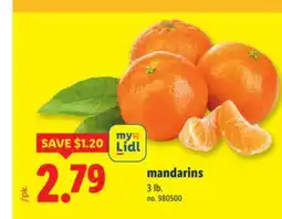 Lidl mandarins offer