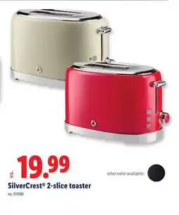 Lidl SilverCrest 2-slice toaster offer