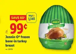 Lidl Jennie-O frozen bone-in turkey breast offer