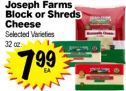 Superior Grocers Joseph Farms Block or Shreds Cheese offer
