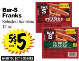 Superior Grocers Bar-S Franks offer