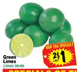 Superior Grocers Green Limes offer