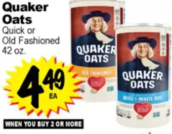 Superior Grocers Quaker Oats offer