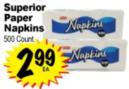 Superior Grocers Superior Paper Napkins offer
