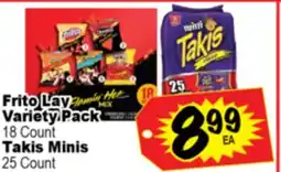Superior Grocers Frito Lay Variety Pack 18 Count Takis Minis 25 Count offer