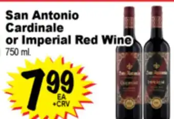 Superior Grocers San Antonio Cardinale or Imperial Red Wine offer
