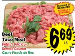 Superior Grocers Beef Taco Meat offer
