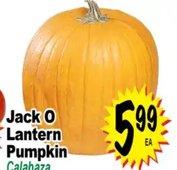 Superior Grocers Jack O Lantern Pumpkin offer