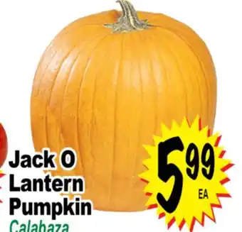 Superior Grocers Jack O Lantern Pumpkin offer