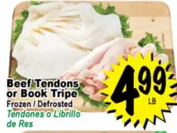 Superior Grocers Beef Tendons or Book Tripe offer