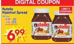Superior Grocers Nutella Hazelnut Spread offer