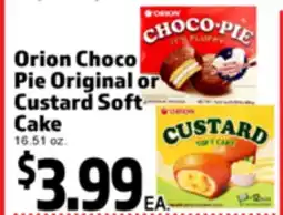 Superior Grocers Orion Choco Pie Original or Custard Soft Cake offer